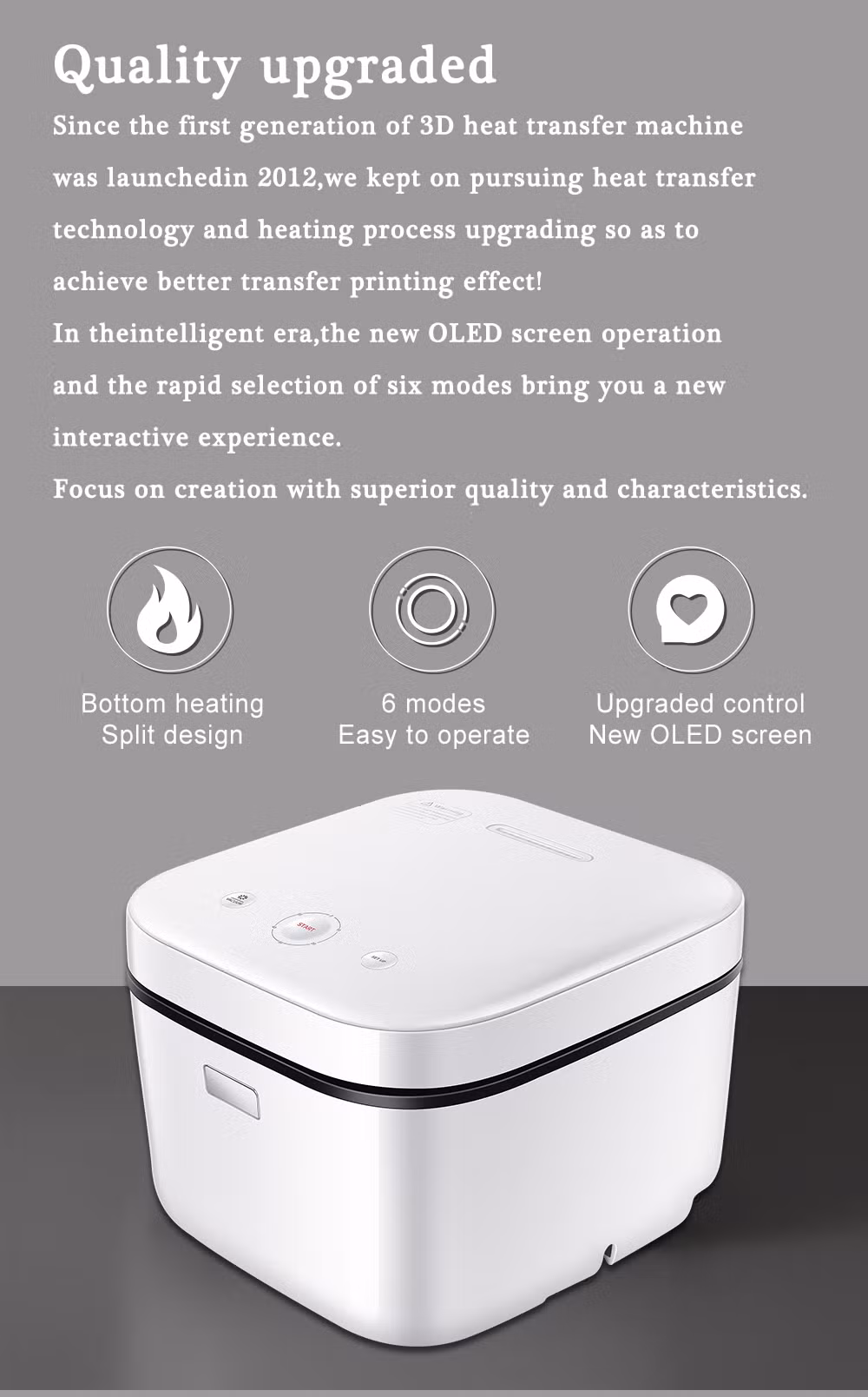 3D Sublimation Printing Machine Sublimation Vacuum Heat Press Printer for T-Shirt/Mug/Cup/Phone Case/Photo Frame