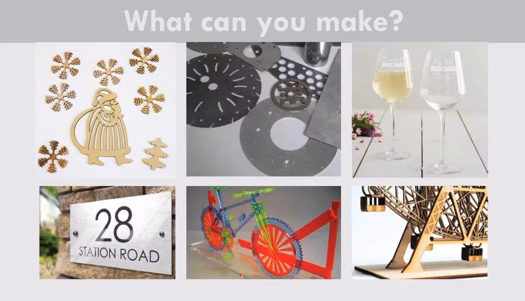 Reci CO2 Fiber Laser Cutter Intelligent CNC Fiber Laser Wood Cloth Paper