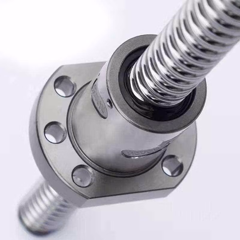 Factory Stainless Steel High Speed Precision X/Y/Z Axis Round Rolled Ground Ball Screw Actuators and Nut for CNC Machine Equipment