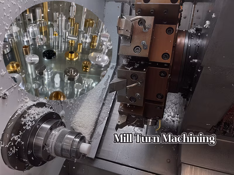 Multi-Station Turning & Milling CNC Lathe Machine Parts of Brass, Aluminum, Stainless Steel & Plastics