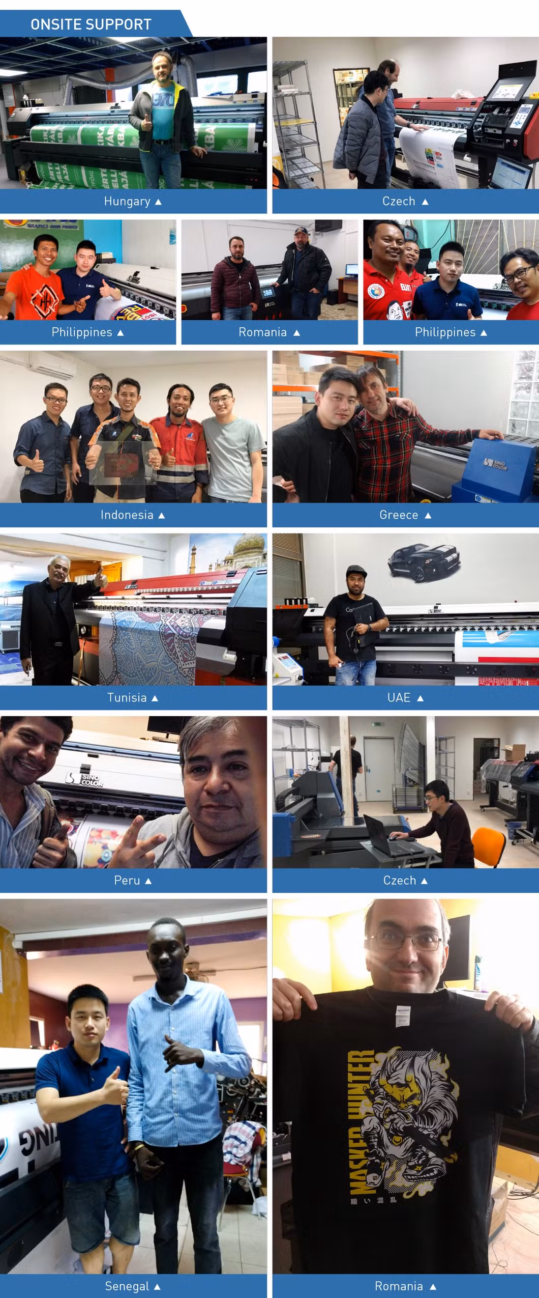 Sinocolor 3D Automatic Vertical Wall Printer for New Profitable Business Opportunity