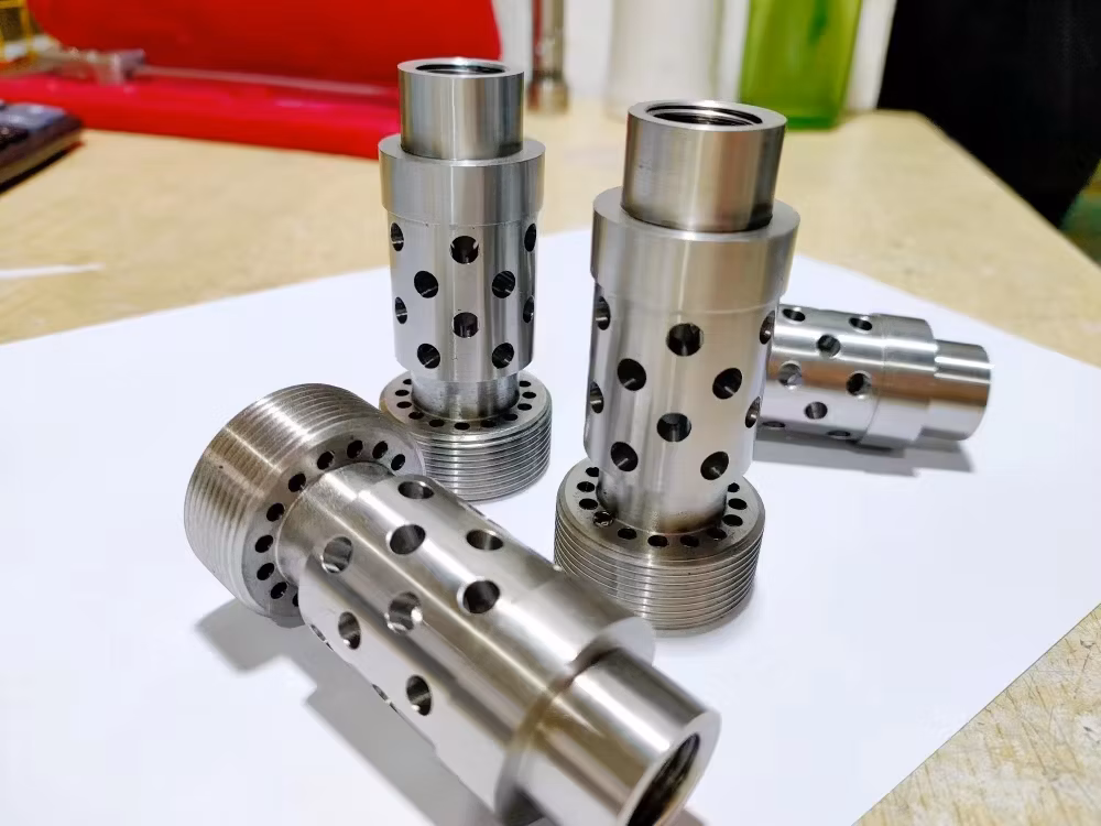CNC Lathe Thickened Thread Stainless Steel Brass Turning Milling Machinery Processing Parts