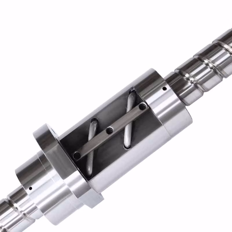Factory Stainless Steel High Speed Precision X/Y/Z Axis Round Rolled Ground Ball Screw Actuators and Nut for CNC Machine Equipment