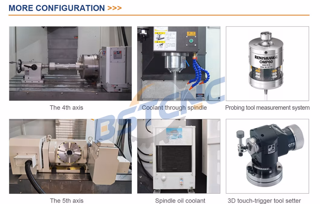 Vmc855 Vmc850 Three Axis 4th Axis CNC Turning Center CNC Milling Machine