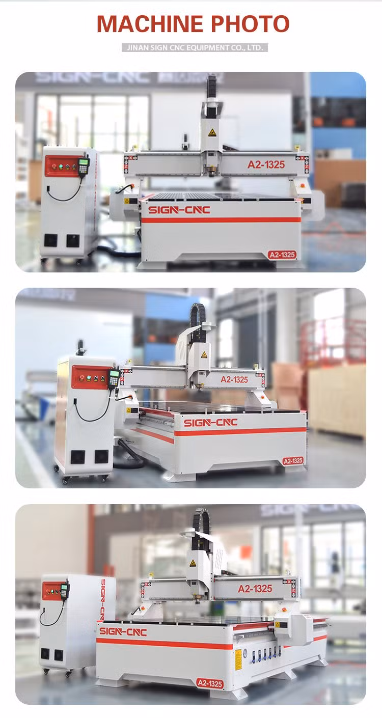 Wood/Woodworking Engraving/Craving 3 Axis 1325/1530/2030/2040 3D Milling and Cutting CNC Router Machine for Acrylic MDF Furniture Cabinet
