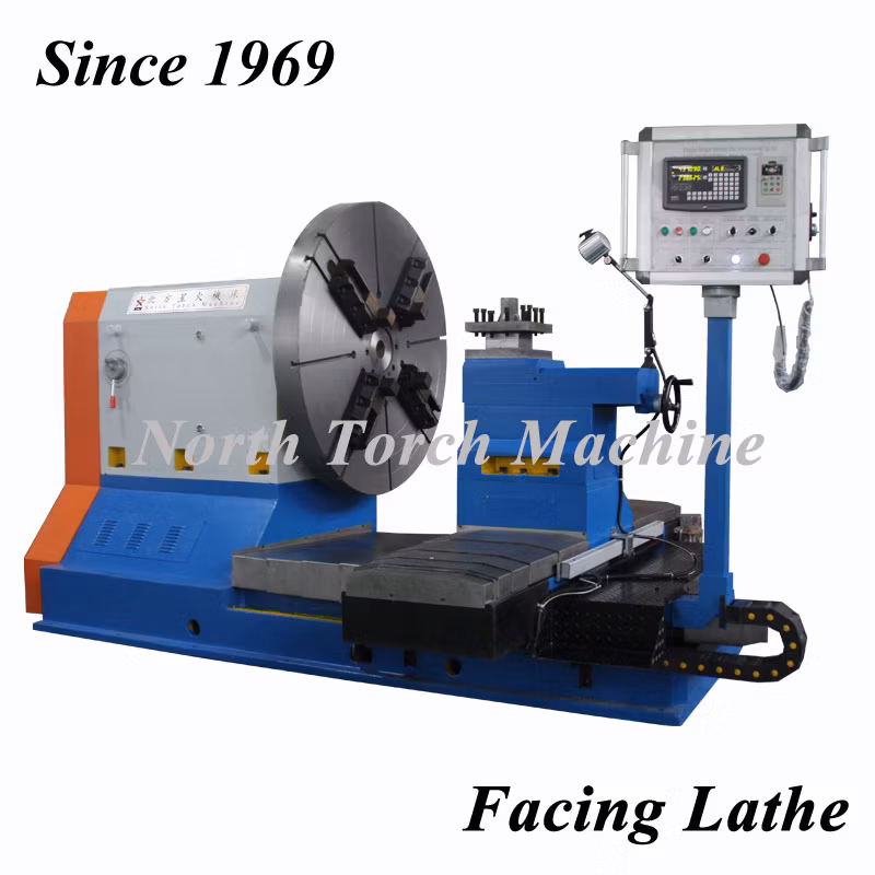 High Quality Facing Horizontal CNC Lathe for Facing Flange, Aluminum Mold, Propeller, Wheel
