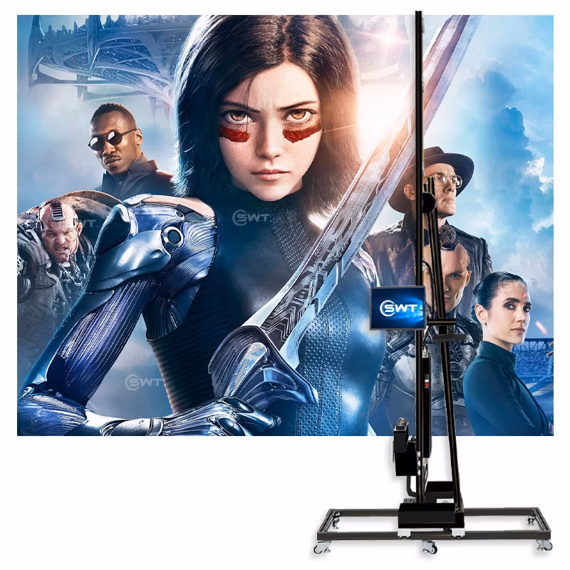Spray Painter 3D Painting Machine Wall Printer Vertical Wall Inkjet Automatic Ground Floor Ground Graffiti School Wall Printing Machine