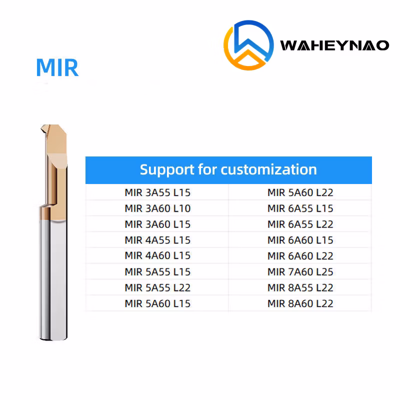 Micro Boring Tool Set for CNC Machining with Solid Carbide Bars Mtr Mfr Mpr Mur Mqr Mgr Mkr
