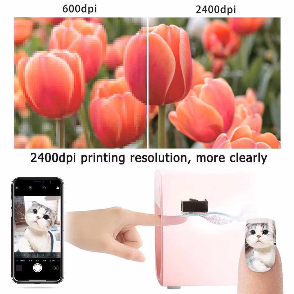 2022 Hot Product High Efficiency Nail 3D Printer Personalizes Customized Nail Patterns
