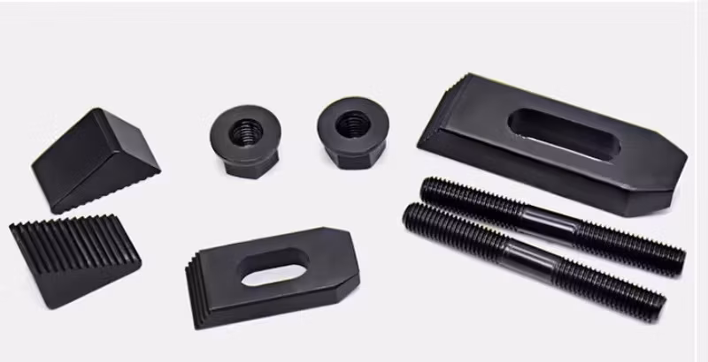 Good Quality Metric Inch CNC 58 Piece Clamping Kit on CNC Machine