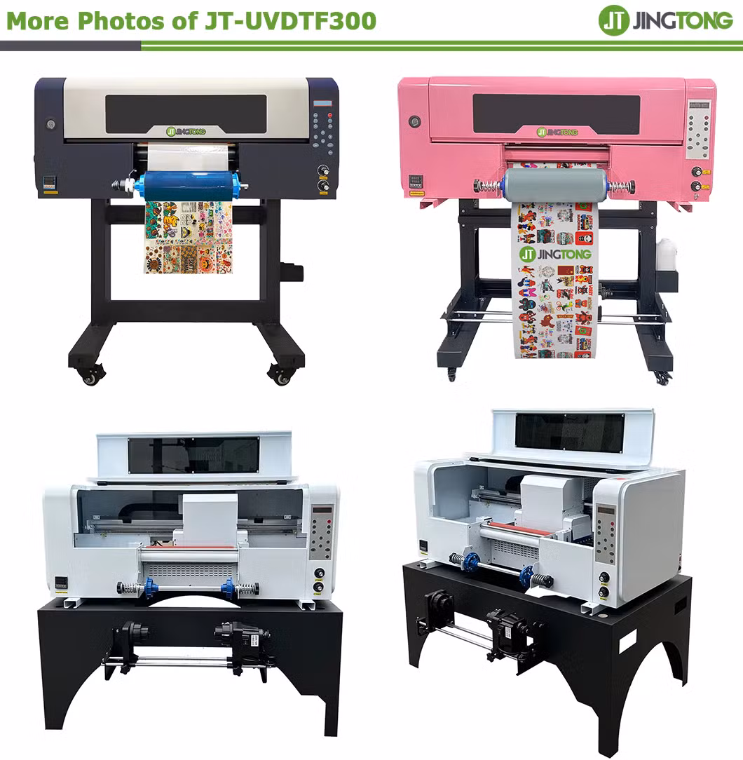 30cm A3 UV Dtf Printer 3D Metal Label Sticker UV Roll to Roll Printing Machine for Leather Plastic Bottle Pens