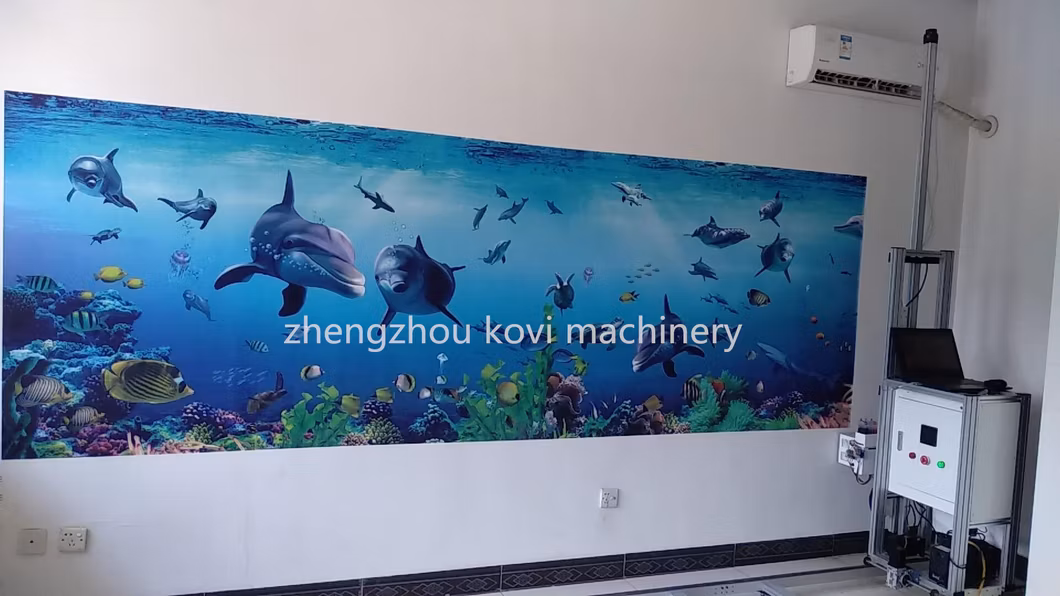Outdoor Indoor Automatic Mural 3D UV Vertical Wall Printer Painting Machine