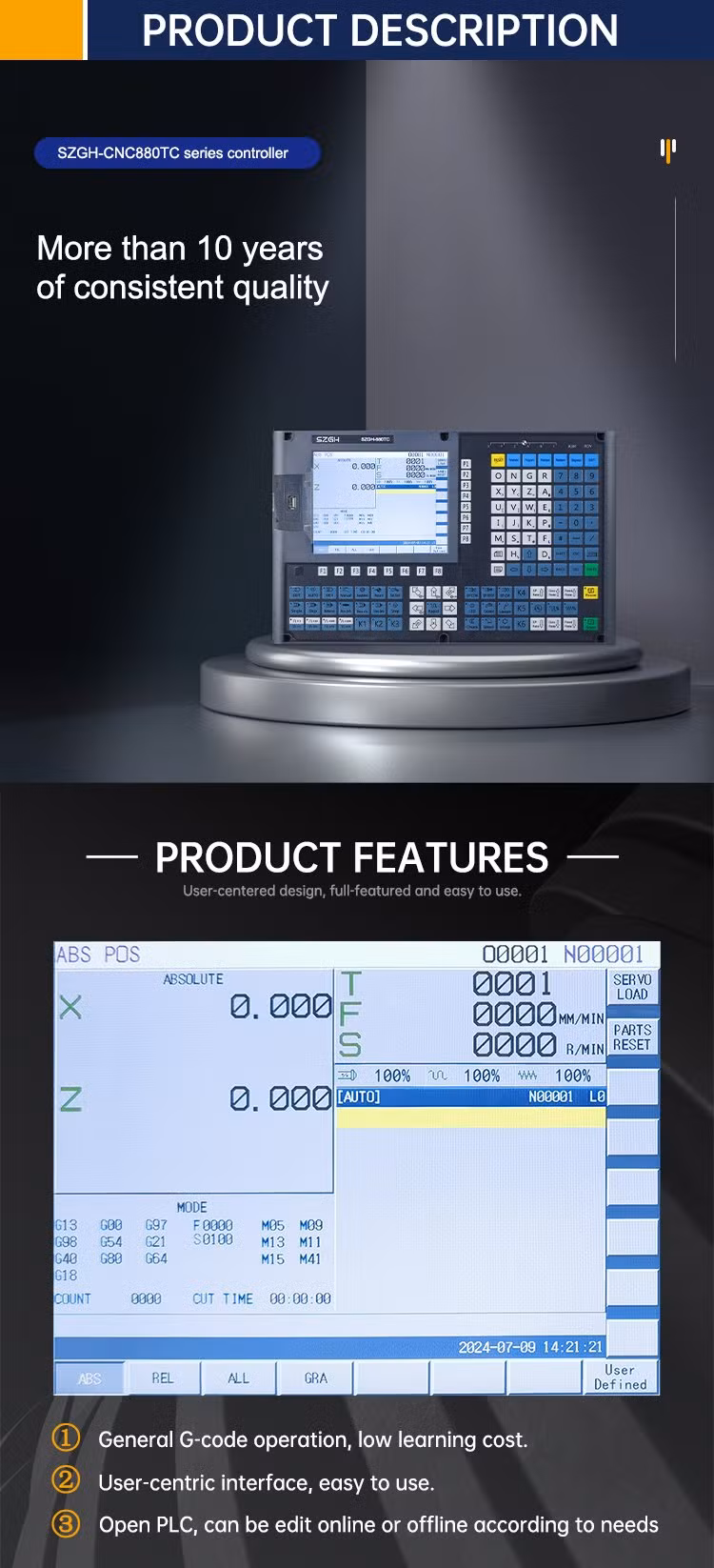CNC Mill Controller CNC Cutting Machine Cutting Machine CNC Turning Controller Kit