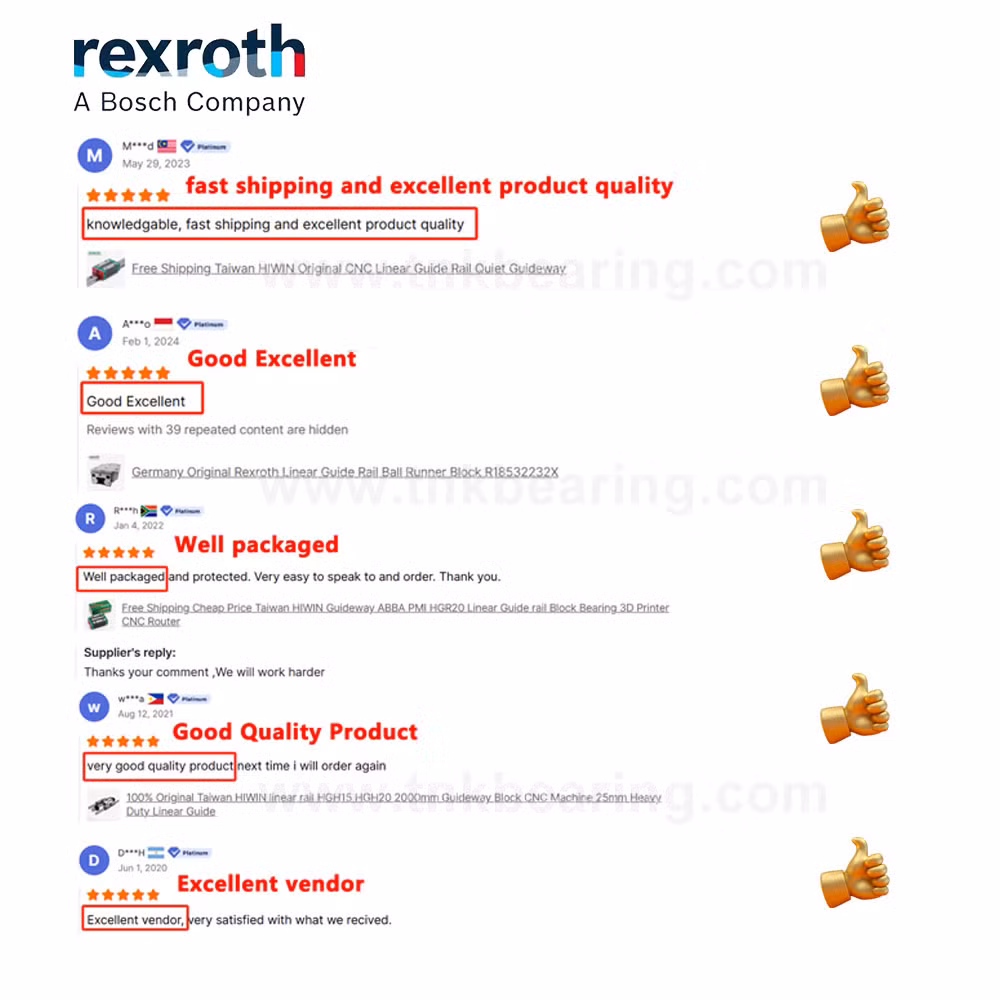 CNC Precision Machining Set Kit R162311420 R162281422 100% Original Germany Rexroth Linear Slide Block Trade Spare Parts Blocks Block R165381420 R1653 814 20