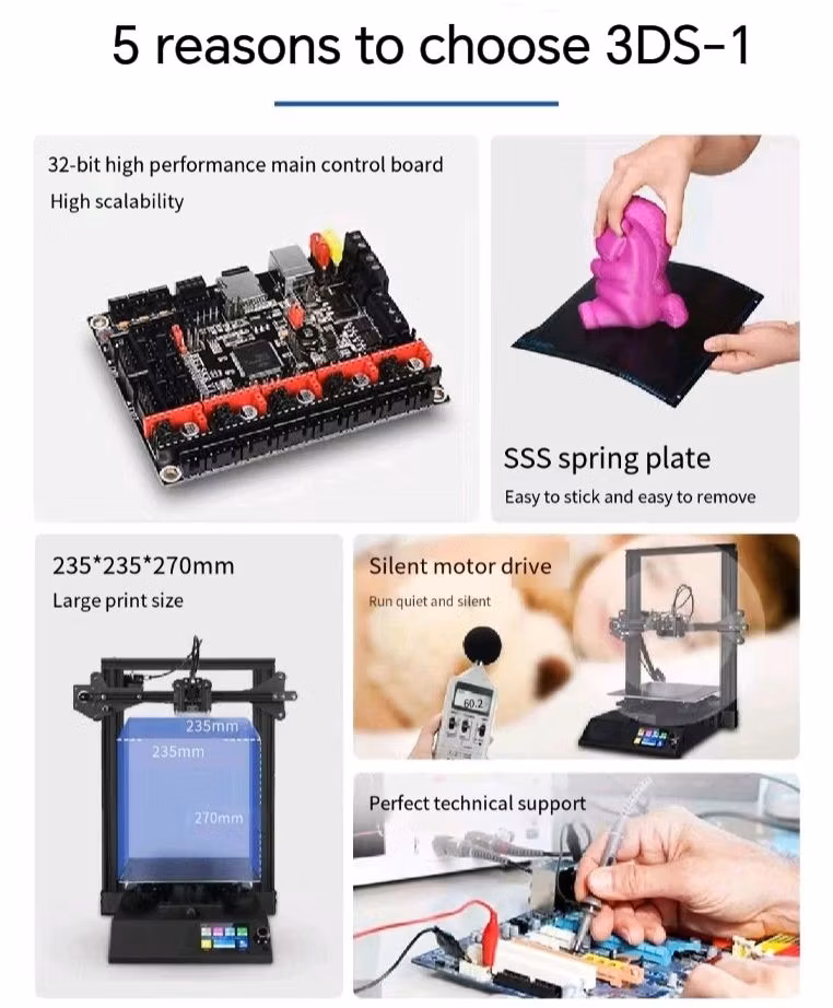 Wholesale High Accuracy Fast Desktop Impresora 3D Printing Machine Fdm 3D Printer
