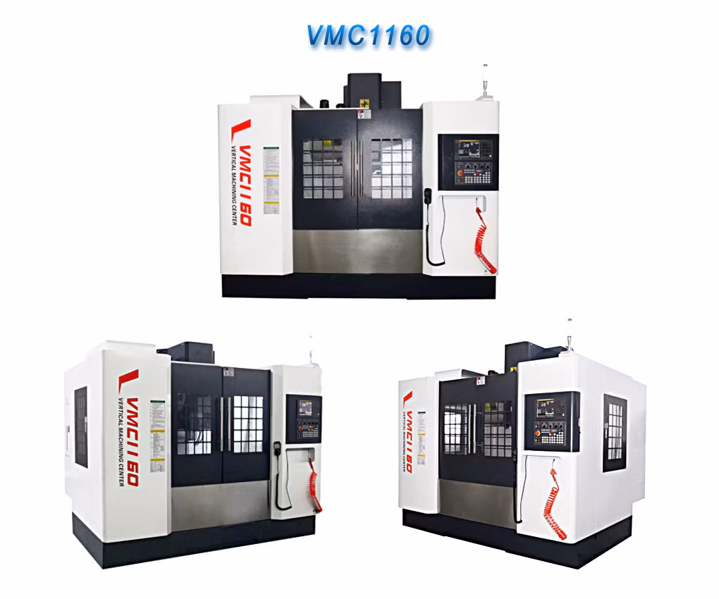 Lathe Tool Fabricado En China Milling Cutting Drilling and Engraving Vertical Machining Center Vmc1160 CNC Machine