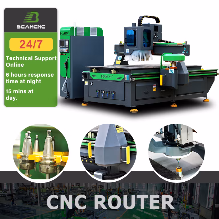 3 Axis 4 Axis Wood Furniture CNC Router with 1300&times; 2500mm Atc 1325 Woodworking 3D Engraving and Carving Wooden Cabinet Machine