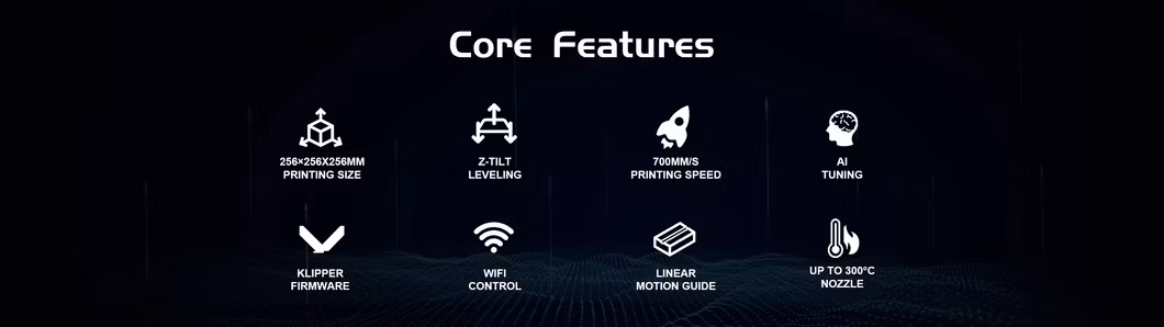 High-Speed WiFi 3D Printer with TPU and Nylon Filament
