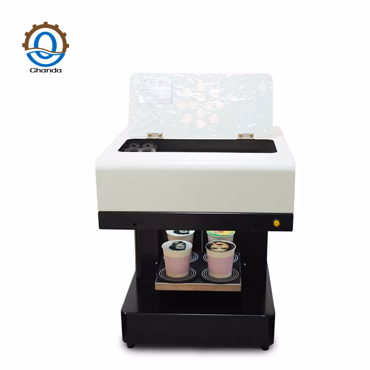 Mini Portable Cappuccino Coffee Foam Printer Cartridge Coffee 3D Printer