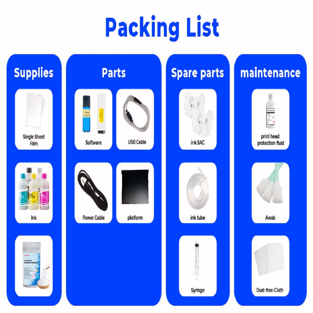 1440*1440dpi Resolution 3D Printer T Shirt Heat Press Machine Dtf Printer L1800 Printing Machine