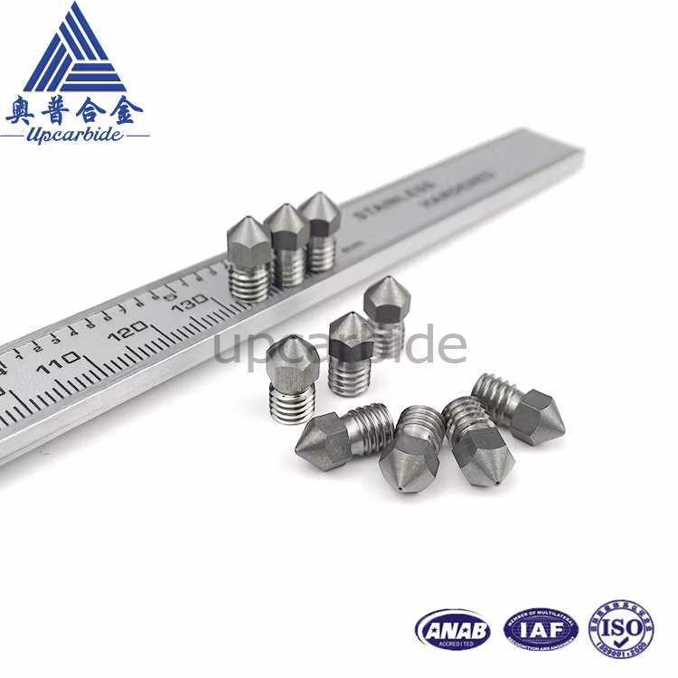 90.5hra 0.2mm Tungsten Carbide Alloy 3D Printer Jet Nozzle
