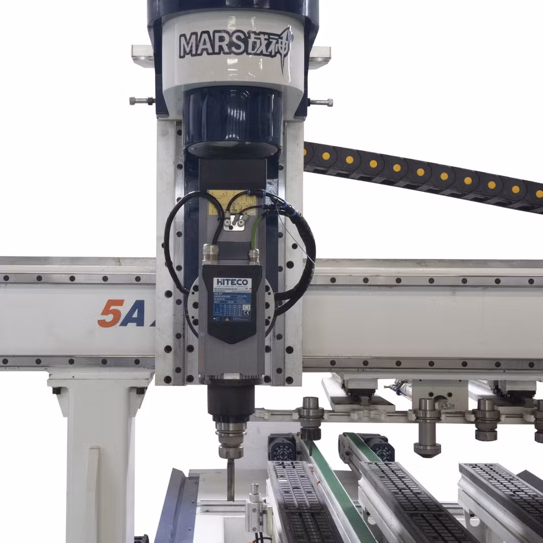 Mars Woodworking 5 Axis CNC Router Seat Backrest Engraving and Milling Machine for Foam Stone Metal 3D Sculpture Making