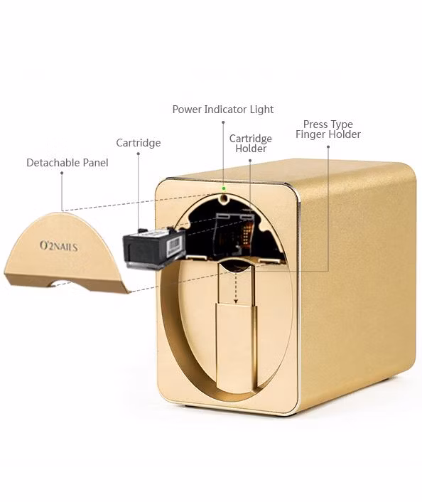 2022 Hot Product High Efficiency Nail 3D Printer Personalizes Customized Nail Patterns