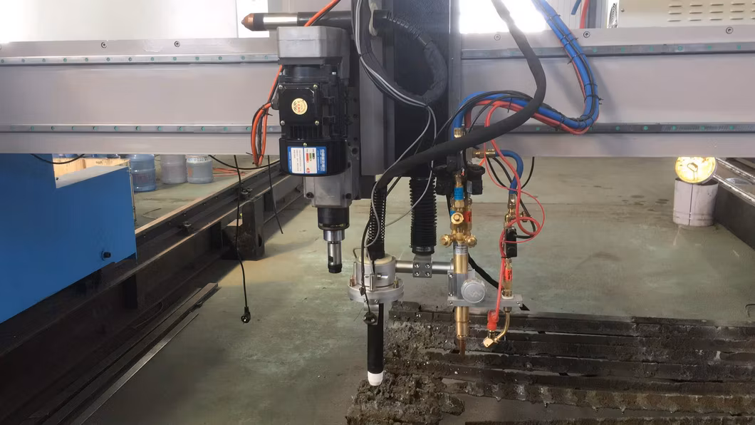 Heavy Duty CNC Gantry Oxy Gas Flame Thick Metal Plasma Cutter
