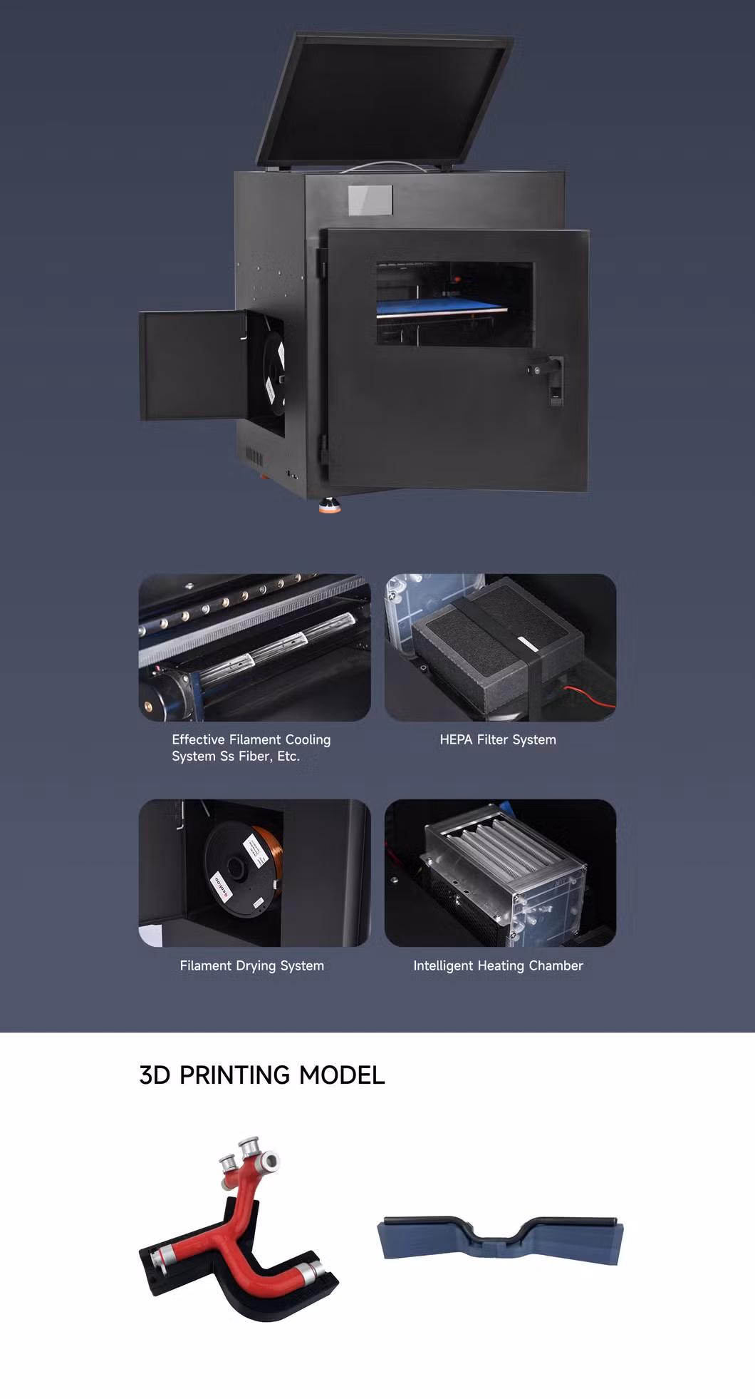 Professional 3D Printer for 3D Model Printing Auto Aviation Model Model Printing 3D Machine Industrial Fdm 3D Printers Fast 3D Machine