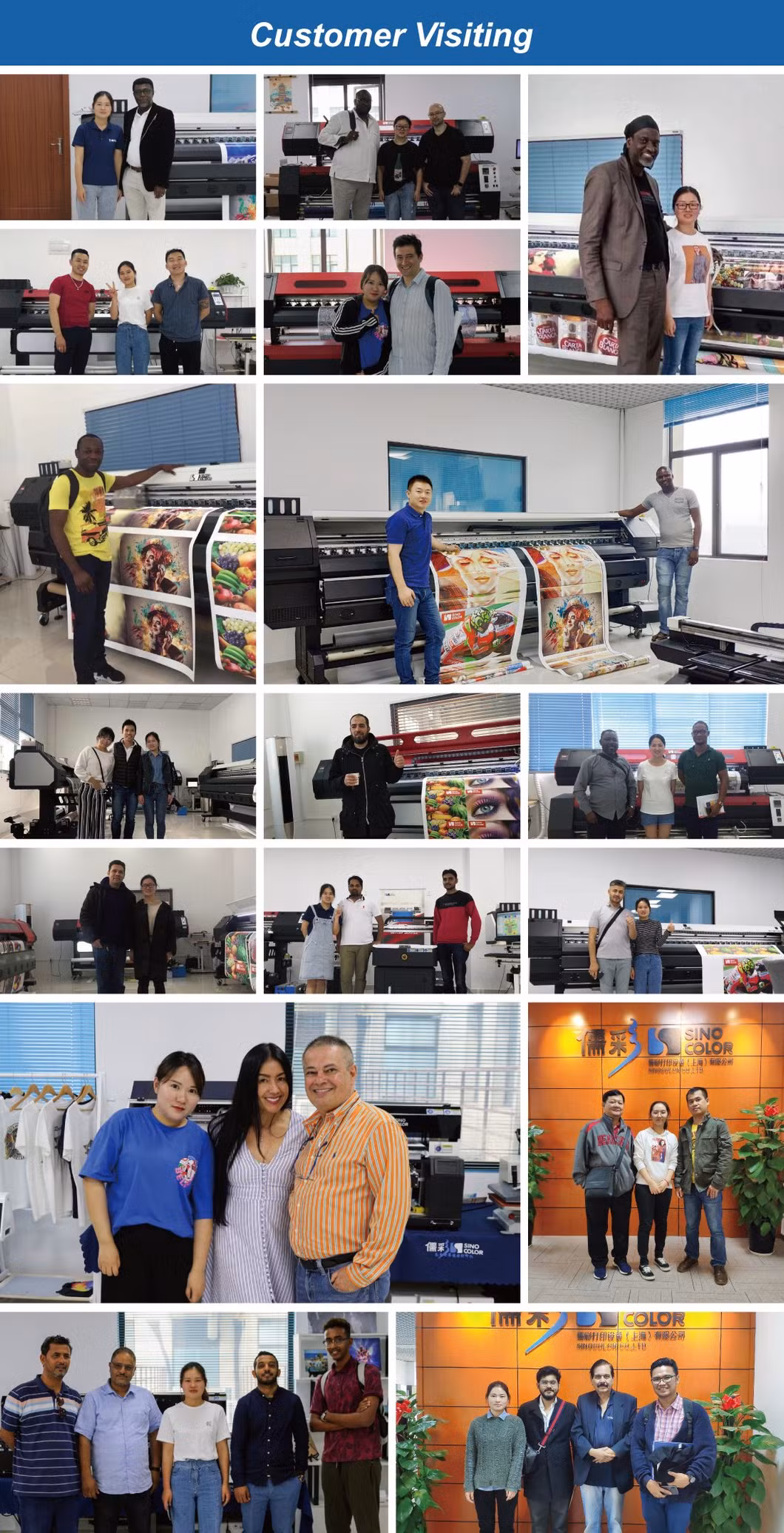 Sinocolor 3D Automatic Vertical Wall Printer for New Profitable Business Opportunity