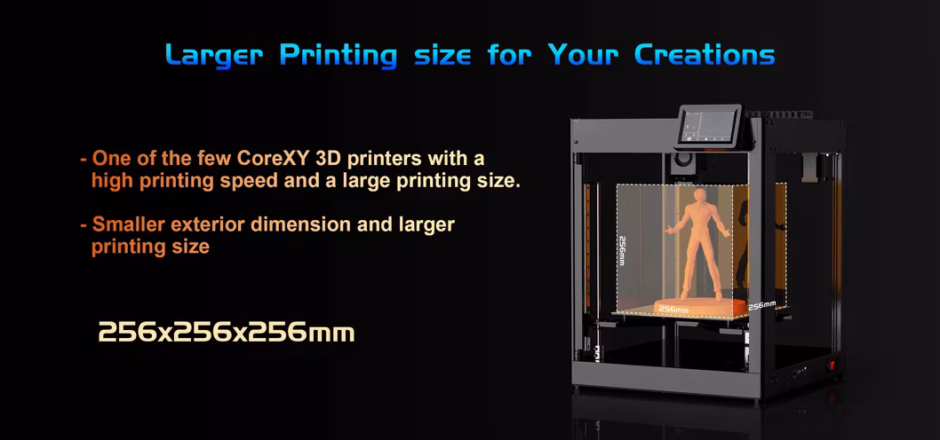 High-Speed WiFi 3D Printer with TPU and Nylon Filament
