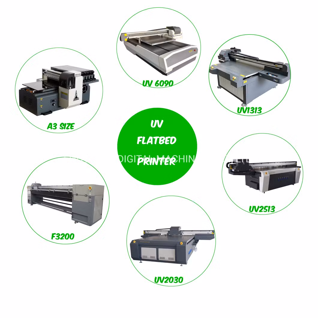 2D 3D Digital Inkjet UV Flatbed Printer Floor Wall Printing Machine for Industrial Large Format