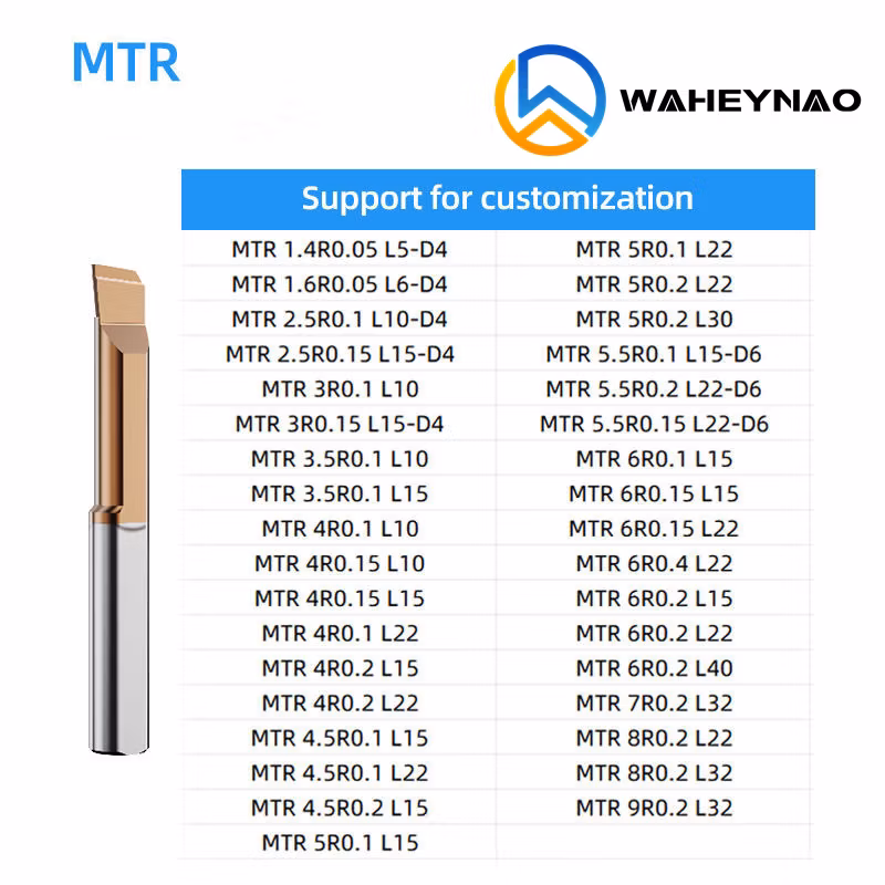Micro Boring Tool Set for CNC Machining with Solid Carbide Bars Mtr Mfr Mpr Mur Mqr Mgr Mkr