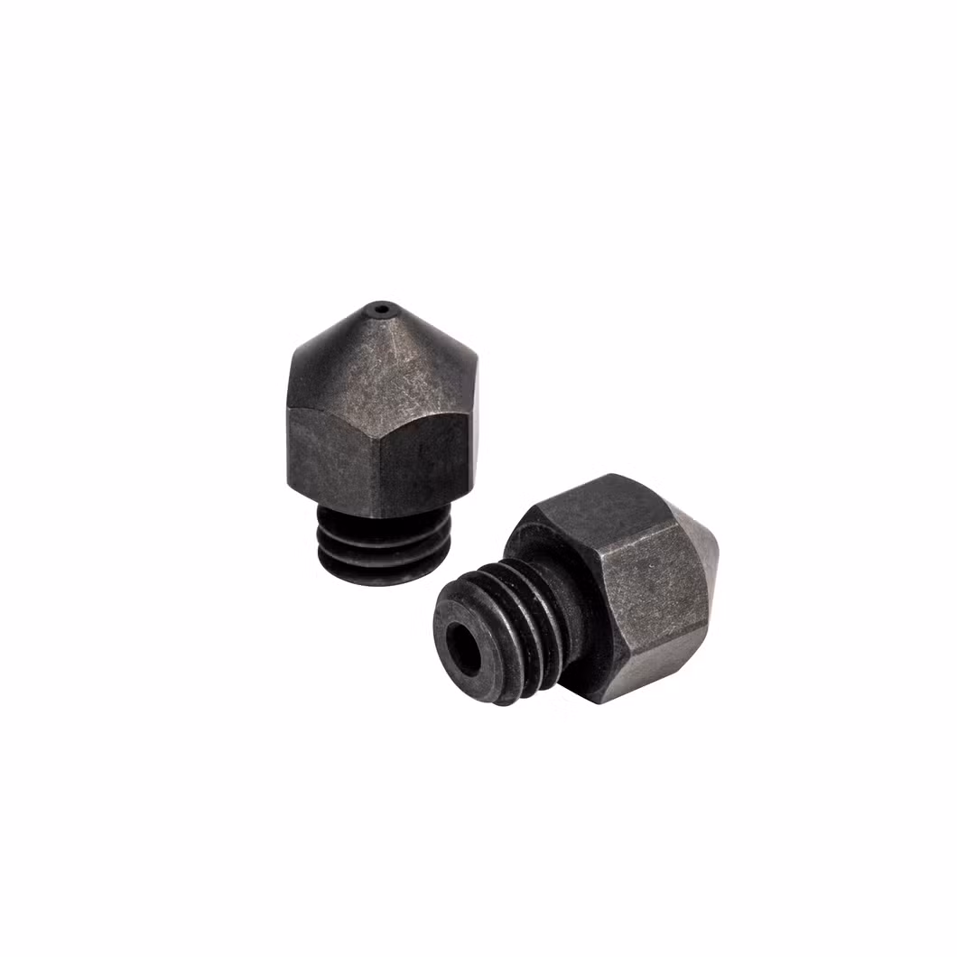 Mk8 Hardened Steel Nozzle 3D Printer M6 Thread 1.75mm 0.4/0.8/1.0/1.2mm Filament