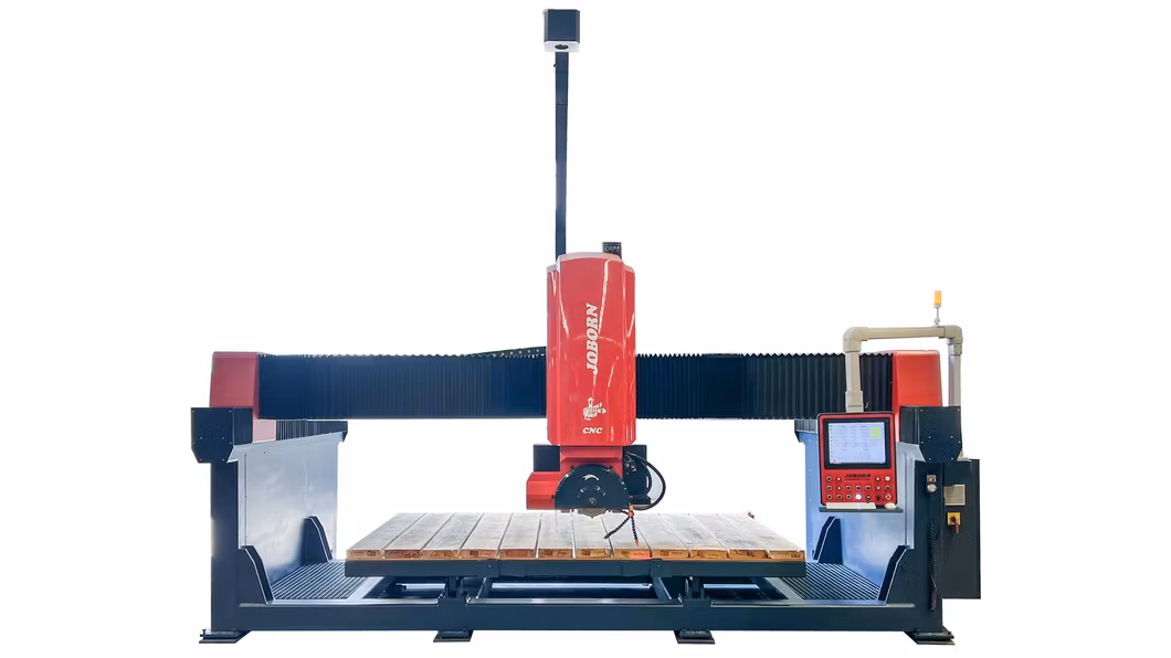 Joborn Stone Machinery Infrared Bridge Saw Laser Stone Tile Cutter CNC Cutting Machine for Marble, Granite, Quartz Kitchen Countertop Making