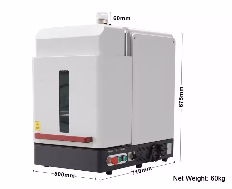 3D Printer 20W 30W 50W Fiber Laser Marking Machine for Metal Materials