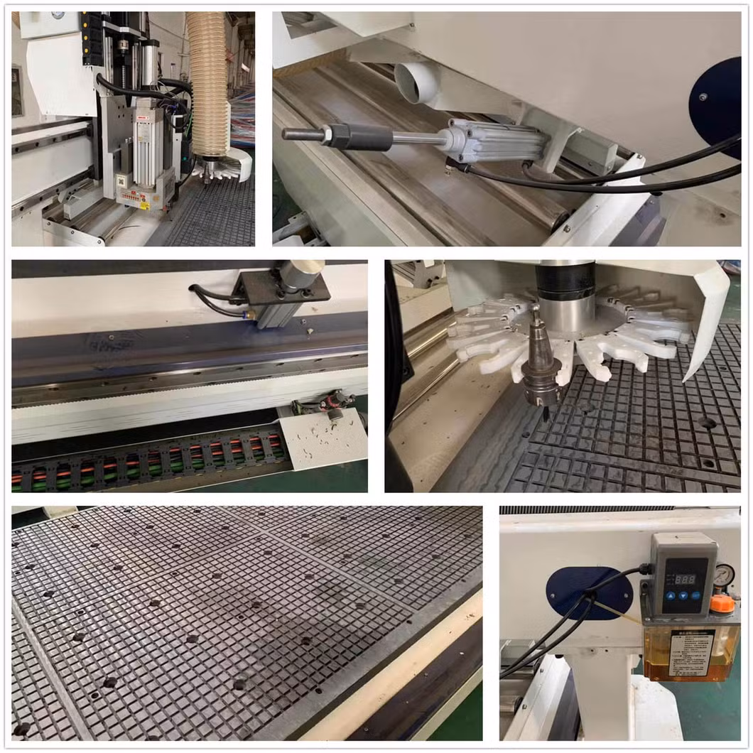 Mars S300 Disc Type Atc with Drilling Bank 3D Wood Working CNC Router for Wood Door Machine