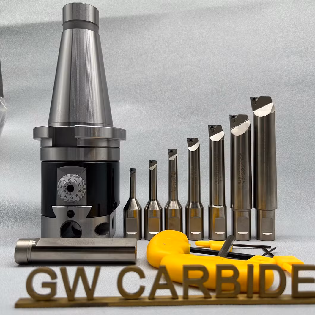 Gw -Boring Head Milling Machine Bt50 Bt40 Nt50 Boring Range 8-280mm Including 8 PCS Boring Bar CNC Machining Center Boring Tool Set