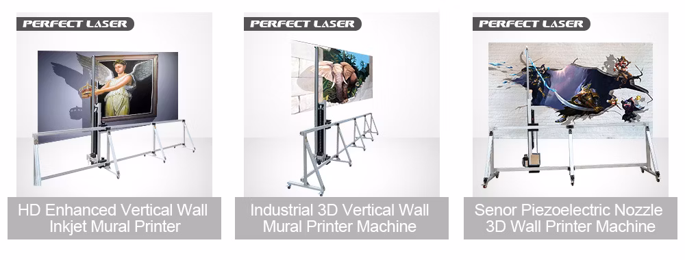 Full-Color Industrial 3D Vertical Wall Mural Printer Machine