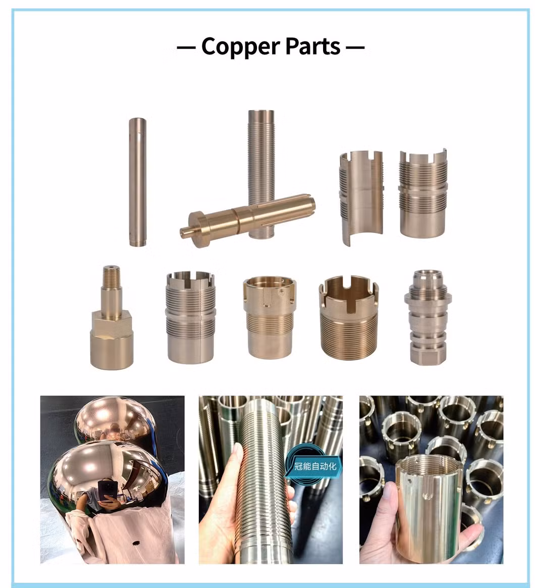 Custom OEM High Precision Mechanical Component Auto Parts Turning Milling Stainless Steel Brass Aluminum Titanium CNC Metal Machining
