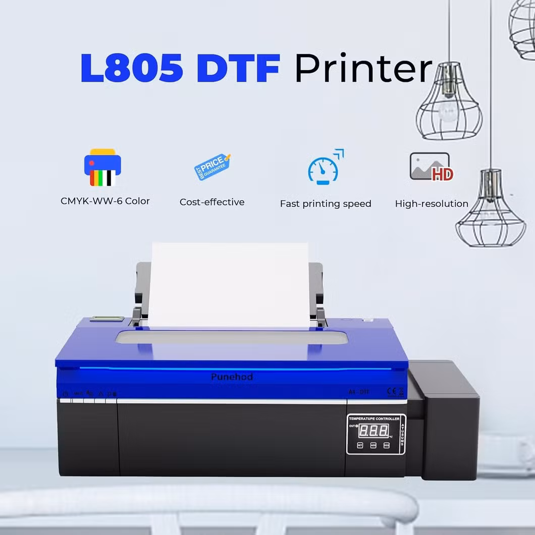 Advanced Sublimation 3D Sticker A4 Dtf Transfer Printer with Oven for Fabric Prints
