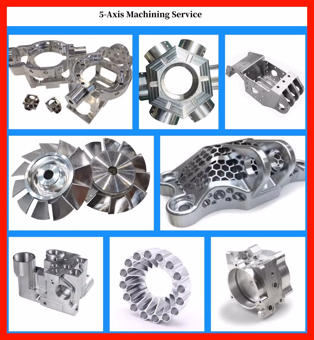 CNC 3 4 5 Axis Precision Aluminum Parts CNC Milling Turning Machining Fabrication Service