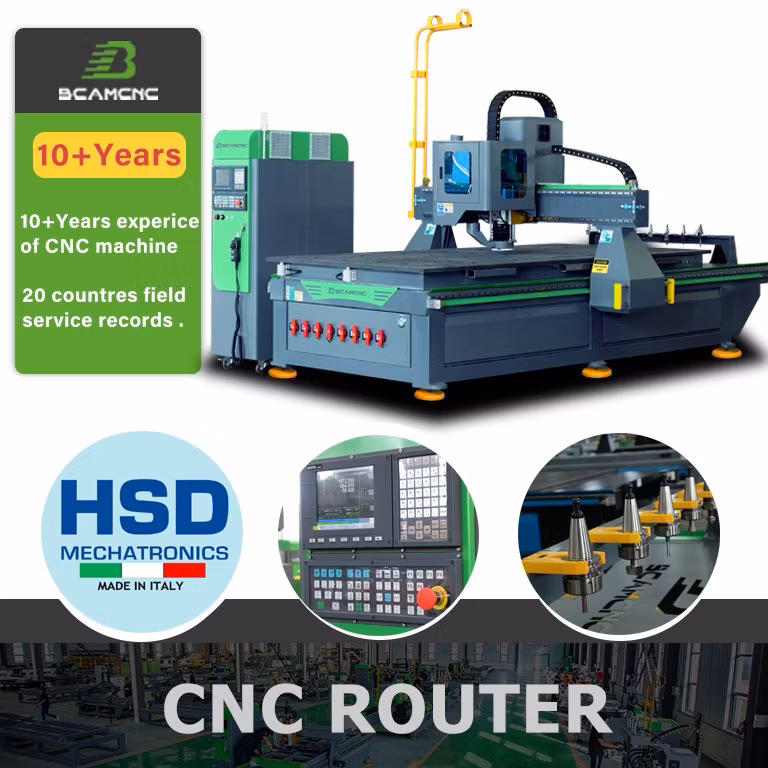 3 Axis 4 Axis Wood Furniture CNC Router with 1300&times; 2500mm Atc 1325 Woodworking 3D Engraving and Carving Wooden Cabinet Machine