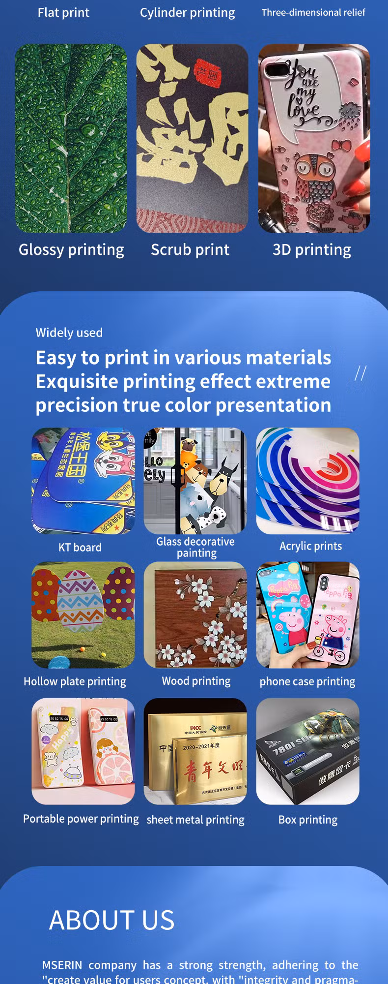 Manufacturer Price Trademark Camping Equipment Background Wall Advertising Acrylic Light Box 3D Printing UV Printer
