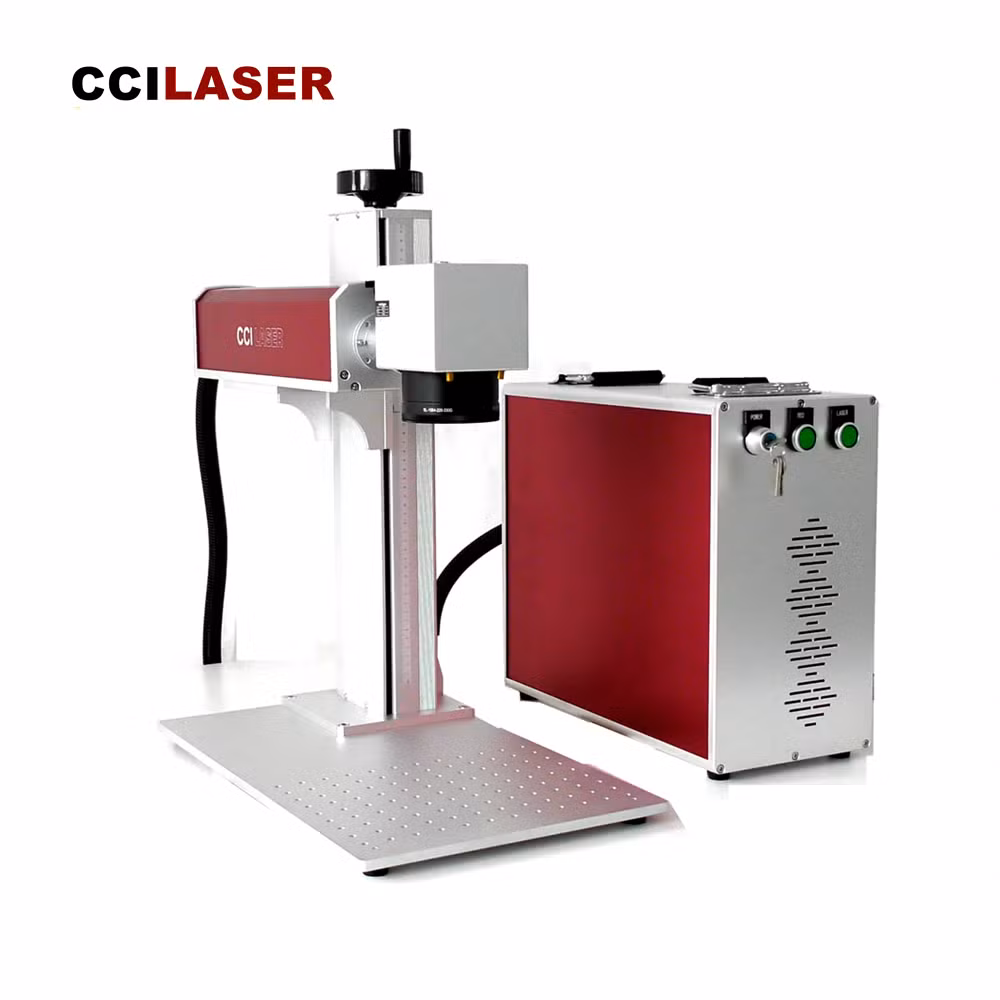 20W/30W/50W/60W/100W Raycus Max Jpt 3D CO2 Mopa Logo Printer Marker Portable Mini Optical YAG Metal Fiber Laser Engraver Marking Machine for Luggage Buckles