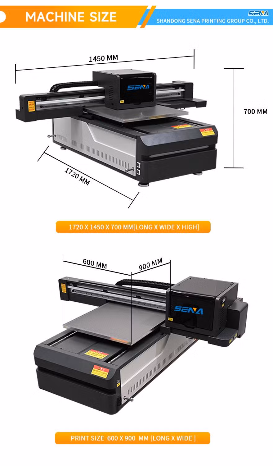 New Small Portable Smart 3D Digital Printer 60*90cm A3 Size Inkjet Flatbed UV Printer for Customize Phone Case PVC Card Pen Golf