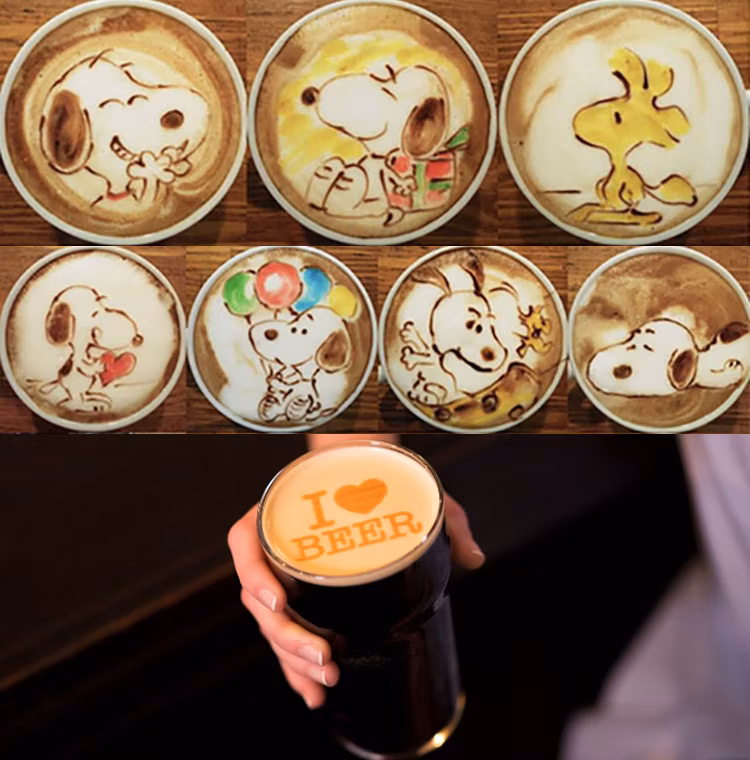 2022 Automatic Colorful Inkjet Printers 3D Food Cake Coffee Printer