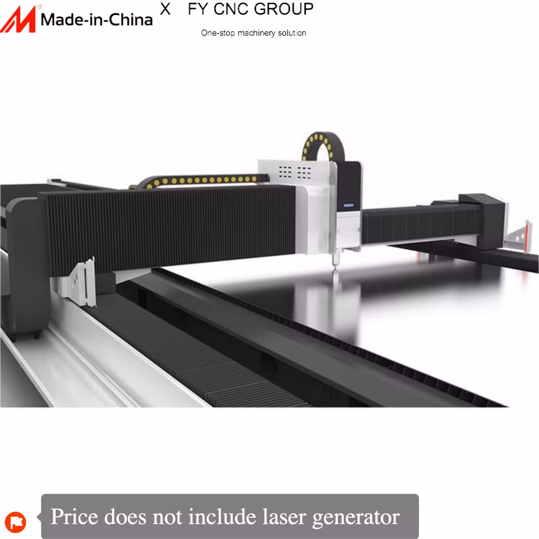 Ultra-High Power CNC Metal Large-Format Gantry Fiber Laser Cutting Machine Bevel Function Available