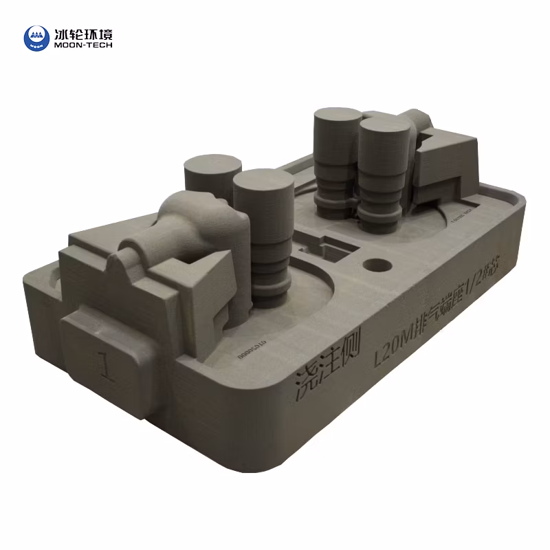 Sand 3D Printer & OEM Customized Auto Spare Part Engine Block Cylinder Head Robot Arm Al Case by Rapid Prototyping with 3D Printing Sand Casting & CNC Machining