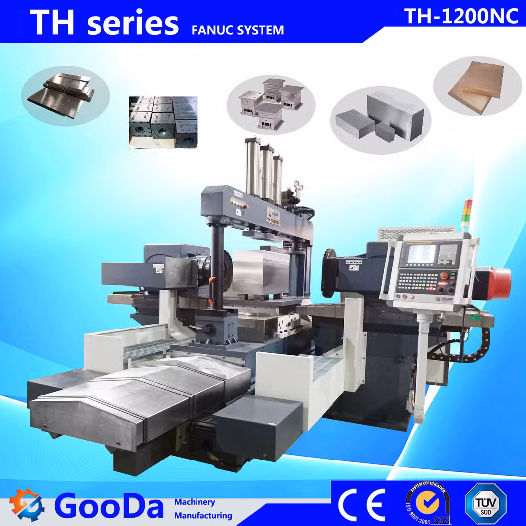 Ru New CNC Twin-Headed Milling Machine User-Friendly CNC Control Milling Instead Grinding with GS ISO9001 Quality Control Th-1200nca